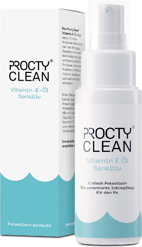 proctyclean vitamin-e-öl|PROCTYCLEAN VITAMIN E OEL Öl 50 ml .